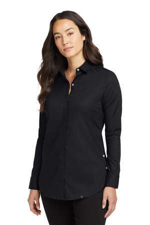 OGIO Women's Commuter Woven Tunic. LOG1002 Blacktop