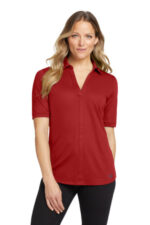 OGIO Women's Metro Polo. LOG130 Ripped Red