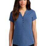 OGIO Women's Tread Henley. LOG136 Blue Heather