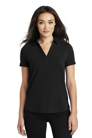 OGIO Women's Limit Polo. LOG138 Blacktop