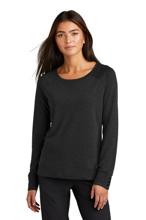 OGIO Women's Command Long Sleeve Scoop Neck LOG150 Blacktop