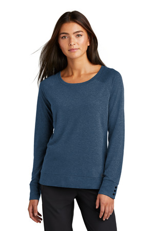 OGIO Women's Command Long Sleeve Scoop Neck LOG150 Spar Blue
