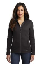 OGIO Women's Grit Fleece Jacket. LOG727 Blacktop