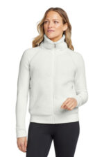 OGIO Women's Luuma Sherpa Full-Zip. LOG815 Ivory Snow