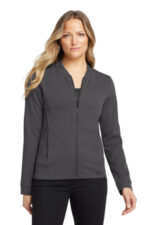 OGIO Women's Hinge Full-Zip. LOG820 Tarmac Grey