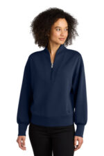 OGIO Women's Transcend 1/4-Zip LOG861 River Blue Navy