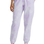 Port & Co Women's Beach Wash Cloud Tie-Dye Sweatpant LPC140P Amethyst