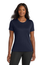 Port & Co Women's Performance Tee. LPC380 Deep Navy