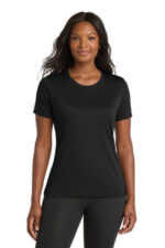 Port & Co Women's Performance Tee. LPC380 Jet Black