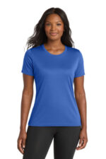 Port & Co Women's Performance Tee. LPC380 Royal