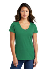 Port & Co Women's Fan Favorite V-Neck Tee. LPC450V Athletic Kelly