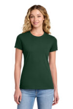 Port & Co Women's Fan Favorite Tee. LPC450 Forest Green