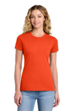Port & Co Women's Fan Favorite Tee. LPC450 Orange