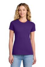 Port & Co Women's Fan Favorite Tee. LPC450 Team Purple