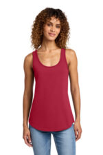 Port & Co Women's Core Cotton Tank Top. LPC54TT Red