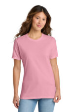 Port & Co Women's Core Cotton Tee. LPC54 Candy Pink
