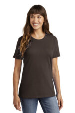 Port & Co Women's Core Cotton Tee. LPC54 Dark Chocolate Brown
