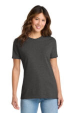 Port & Co Women's Core Cotton Tee. LPC54 Dark Heather Grey