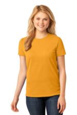 Port & Co Women's Core Cotton Tee. LPC54 Gold