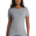Port & Co Women's Core Blend Tee. LPC55 Athletic Heather