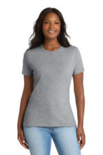 Port & Co Women's Core Blend Tee. LPC55 Athletic Heather