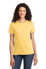 Port & Co Women's Essential Tee. LPC61 Daffodil Yellow