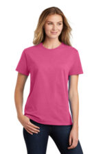 Port & Co Women's Essential Tee. LPC61 Sangria