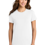 Port & Co Women's Essential Tee. LPC61 White