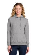 Port & Co Women's Core Fleece Pullover Hooded Sweatshirt LPC78H Athletic Heather