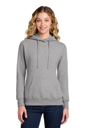 Port & Co Women's Core Fleece Pullover Hooded Sweatshirt LPC78H Athletic Heather