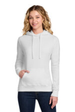 Port & Co Women's Core Fleece Pullover Hooded Sweatshirt LPC78H White