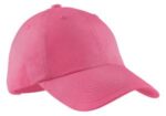 Port Authority Women's Garment-Washed Cap. LPWU Bright Pink
