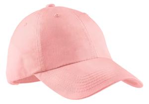 Port Authority Women's Garment-Washed Cap. LPWU Light Pink