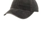 Port Authority Women's Garment-Washed Cap. LPWU Black