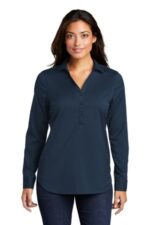 Port Authority Ladies City Stretch Tunic LW680 River Blue Navy