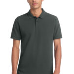 Mercer+Mettle Stretch Heavyweight Pique Polo MM1000 Anchor Grey