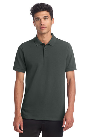Mercer+Mettle Stretch Heavyweight Pique Polo MM1000 Anchor Grey