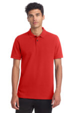 Mercer+Mettle Stretch Heavyweight Pique Polo MM1000 Apple Red