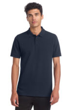 Mercer+Mettle Stretch Heavyweight Pique Polo MM1000 Night Navy