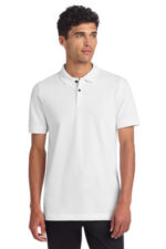 Mercer+Mettle Stretch Heavyweight Pique Polo MM1000 White