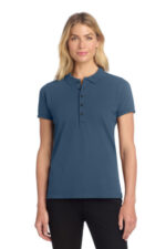 Mercer+Mettle Women's Stretch Heavyweight Pique Polo MM1001 Insignia Blue