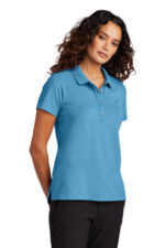 Mercer+Mettle Women's Stretch Pique Polo MM1005 Parisian Blue