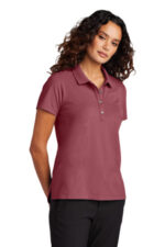Mercer+Mettle Women's Stretch Pique Polo MM1005 Rosewood