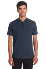 Mercer+Mettle Stretch Pique Henley MM1008 Night Navy