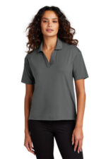 Mercer+Mettle Women's Stretch Jersey Polo MM1015 Anchor Grey