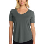 Mercer+Mettle Women's Stretch Jersey Relaxed Scoop MM1017 Anchor Grey