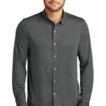 Mercer+Mettle Stretch Jersey Long Sleeve Shirt MM1018 Anchor Grey