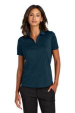 Mercer+Mettle Women's Recharge Jersey Polo MM1021 Insignia Blue Heather