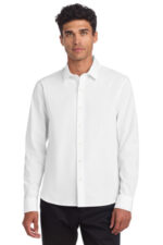 Mercer+Mettle Long Sleeve Stretch Woven Shirt MM2000 White