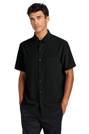 Mercer+Mettle Short Sleeve UV Capital Tech Shirt MM2006 Deep Black